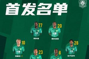 历史第二次！国安本场6外援先发，中超队亚冠先发登场外援再次突破5人